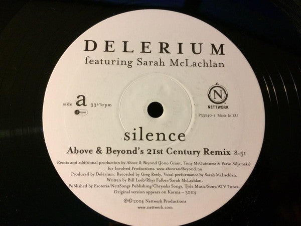Delerium Silence 12インチ レコード Delerium – Silence Rmx EP (Secondhand 12