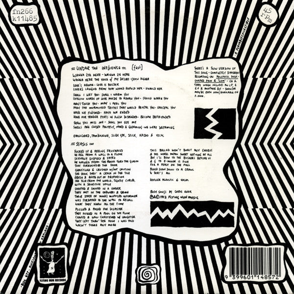 FN266 Chris Knox - Under The Influence (1993) - Flying Nun | Vinyl | CD