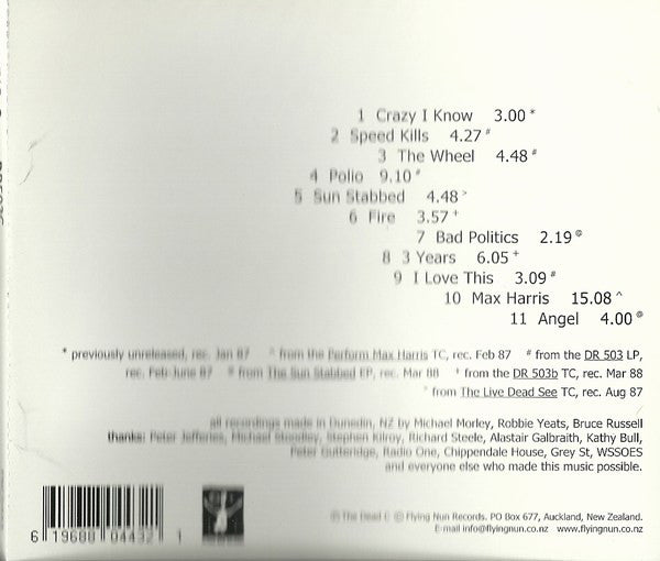 FN443 Dead C. - Perform DR 503C (1999) - Flying Nun | Vinyl | CD