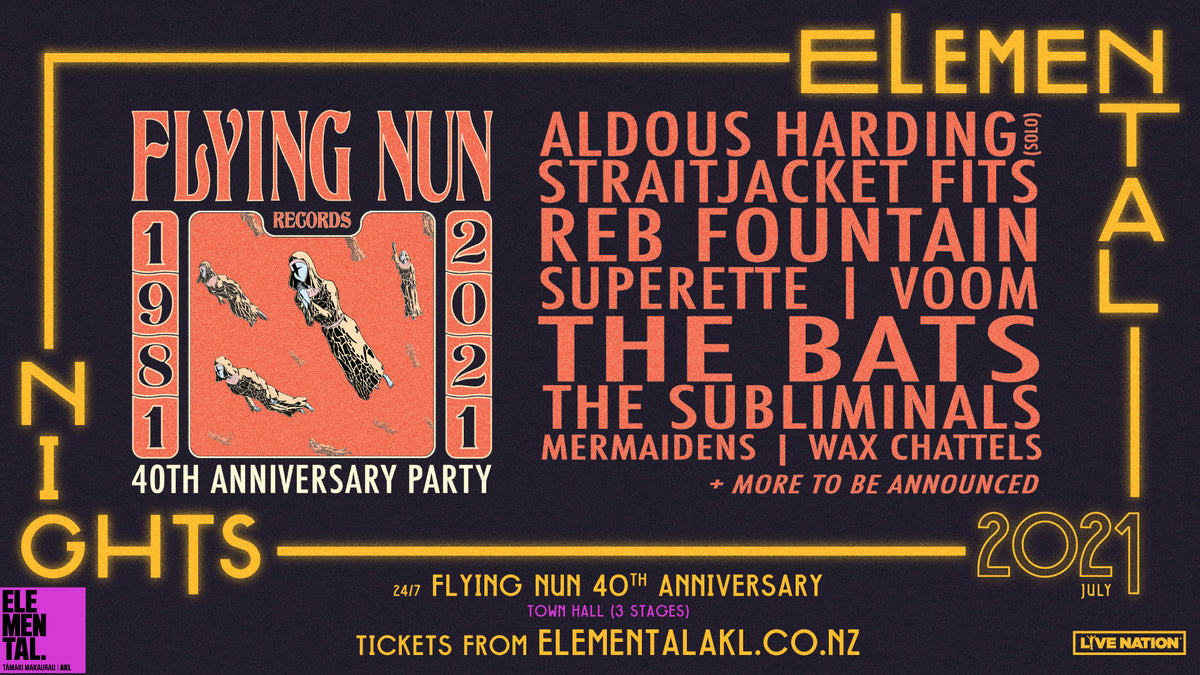 FLYING NUN 40TH ANNIVERSARY SHOW ANNOUNCED