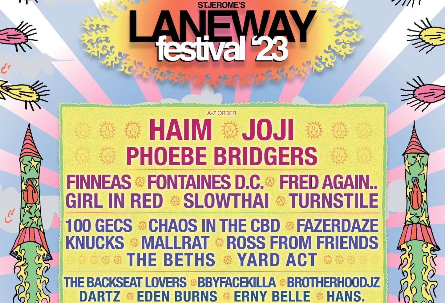 LANEWAY FESTIVAL ANNOUNCE THE 2023 NEW ZEALAND LINEUP