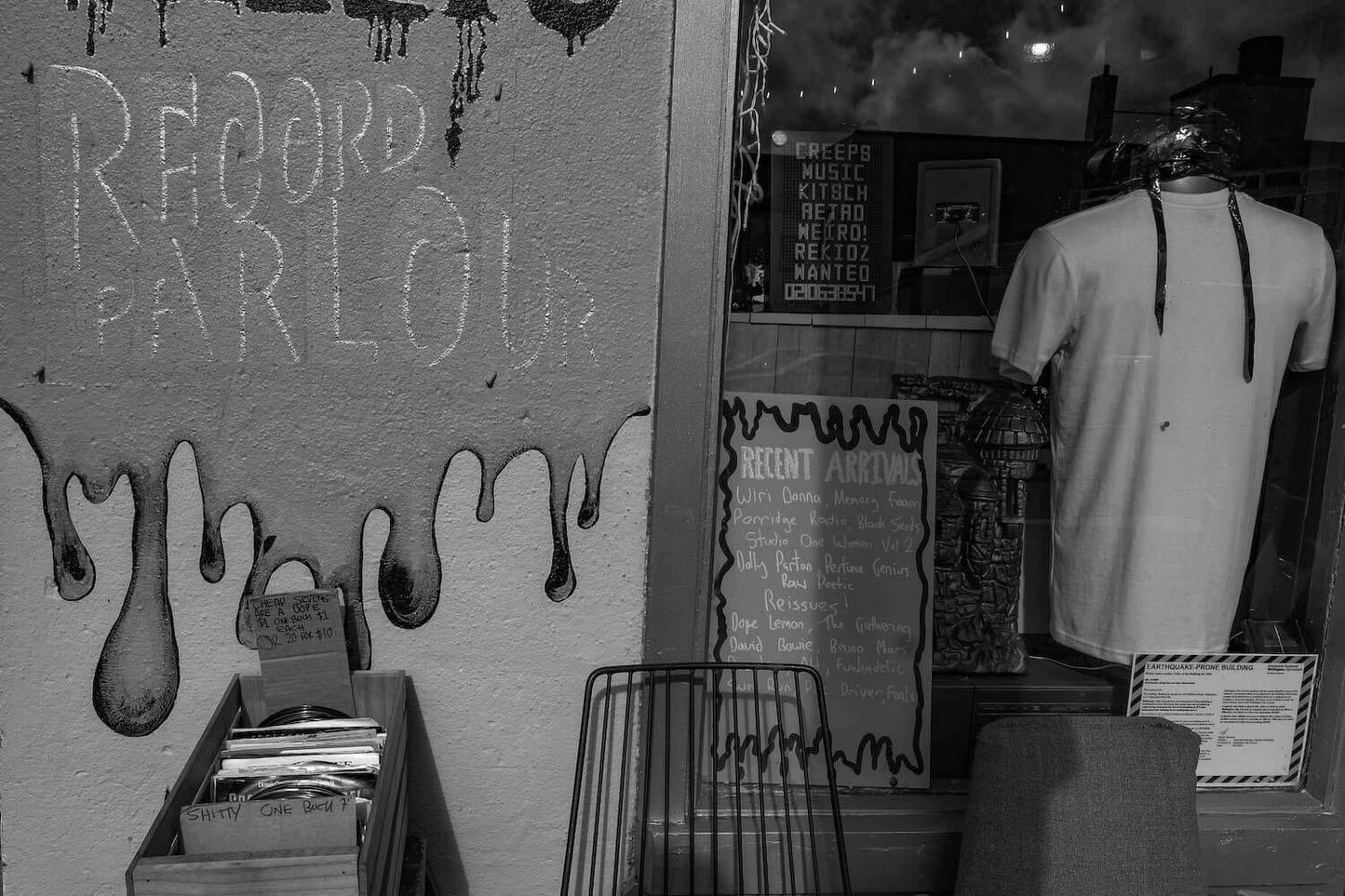 The Weird and Wonderful Creeps Record & Vinyl Parlour, Newtown/Wellington