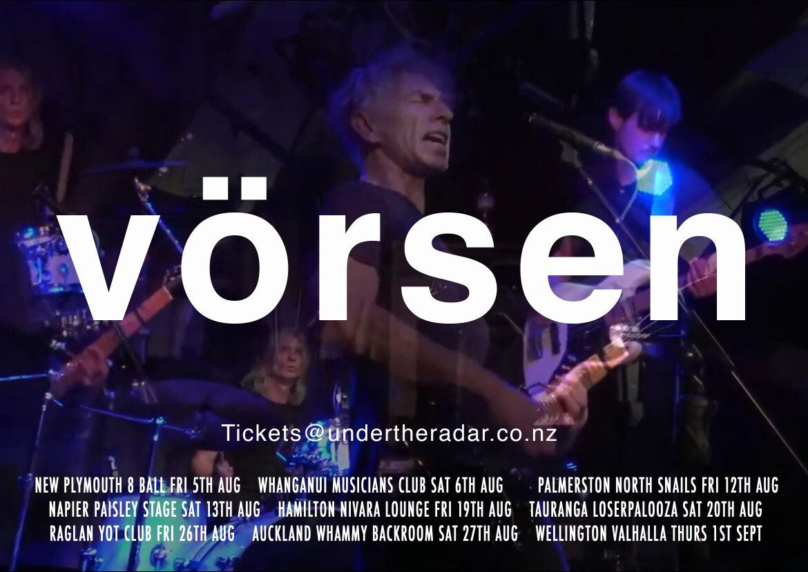 JOHN HALVORSEN'S NEW TRIO, VÖRSEN, ANNOUNCE NORTH ISLAND TOUR