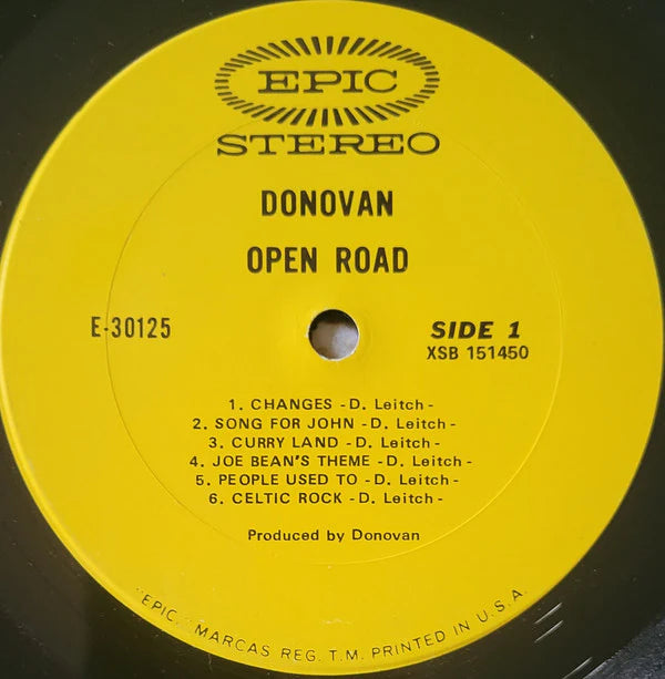 
                  
                    Donovan - Open Road (SECONDHAND)
                  
                