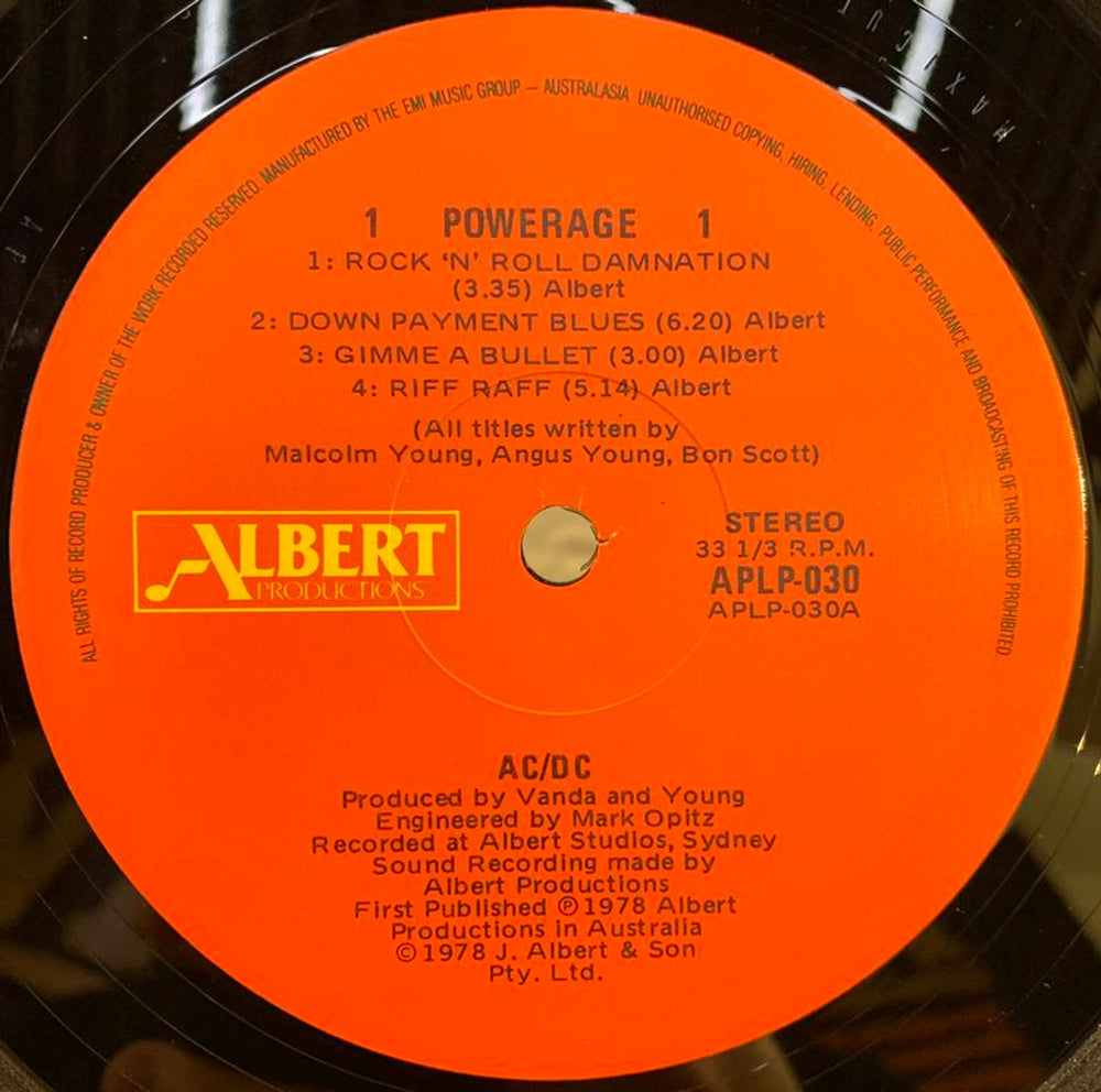 
                  
                    AC/DC - Powerage (SECONDHAND)
                  
                