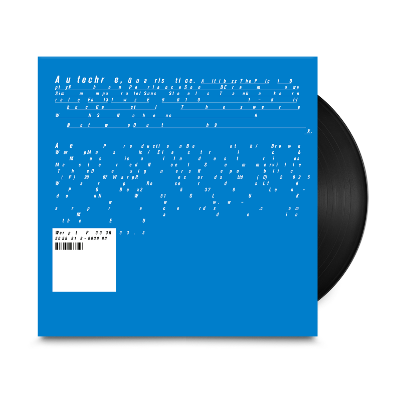 Autechre - Quaristice | Black Vinyl