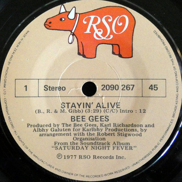 Bees Gees - Stayin' Alive (7" SECONDHAND)