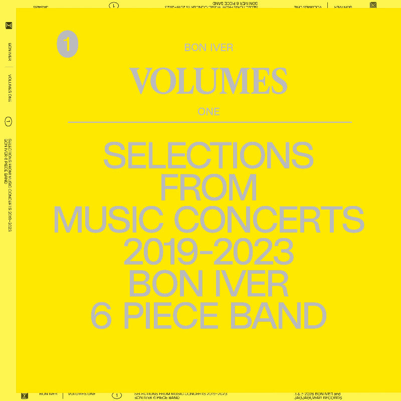 Bon Iver - Volumes: One "Selections From Music Concerts 2019-2023 Bon Iver 6 Piece Band" 