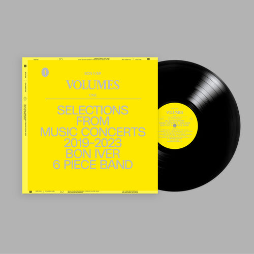 Bon Iver - Volumes: One "Selections From Music Concerts 2019-2023 Bon Iver 6 Piece Band" (Black Vinyl)