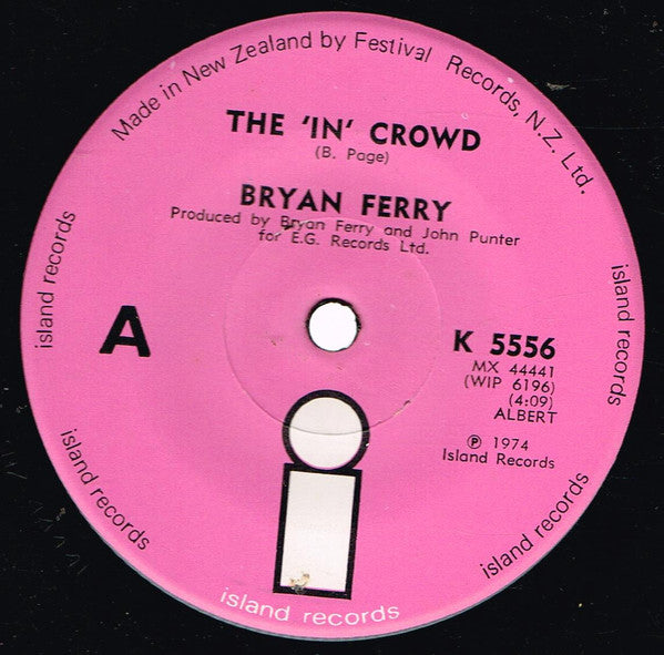 Bryan Ferry - The In Crowd (7" SECONDHAND)