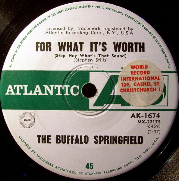 Buffalo Springfield - For What It's Worth (7" SECONDHAND)