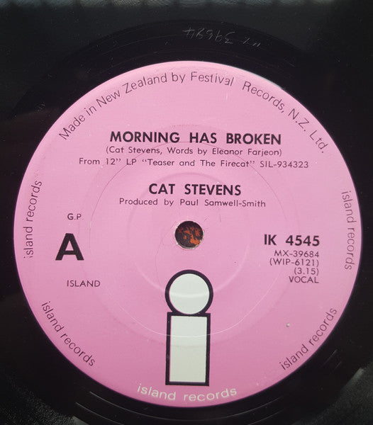 Cat Stevens  - Morning Has Broken (7" SECONDHAND)
