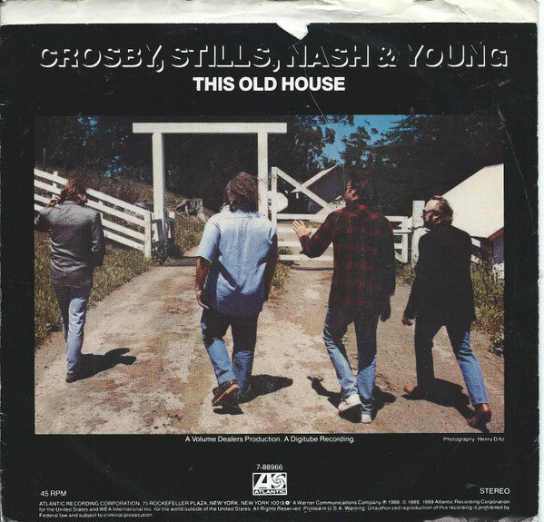 Crosby, Stills Nash & Young - This Old House (7" SECONDHAND)