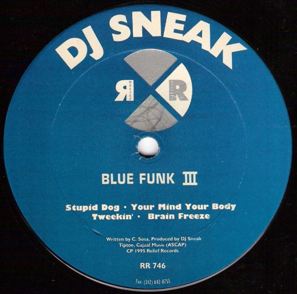 DJ Sneak - Blue Funk III (SECONDHAND)