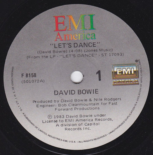 David Bowie - Let's Dance (7" SECONDHAND)