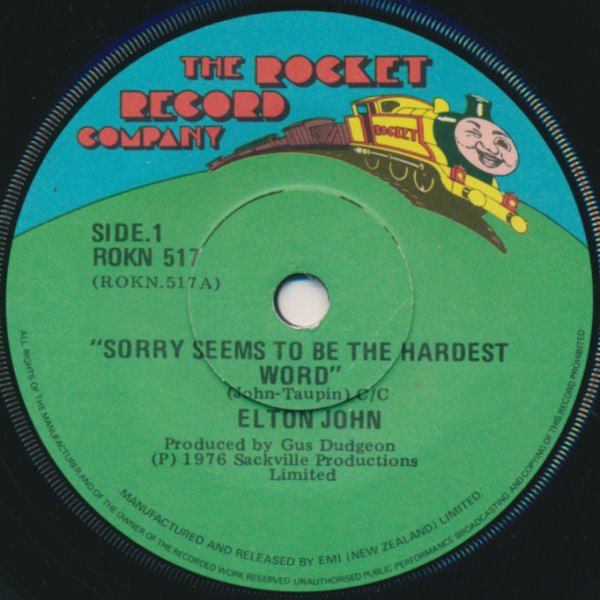 Elton John - Sorry Seems to be the Hardest Word (7" SECONDHAND)