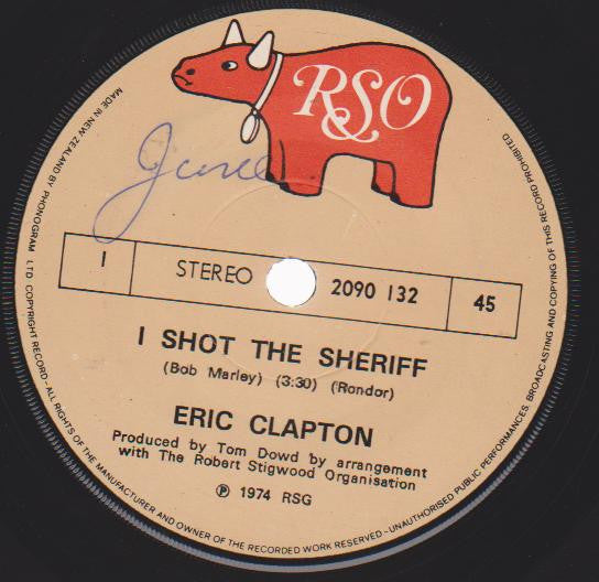 Eric Clapton - I Shot the Sheriff (7" SECONDHAND)