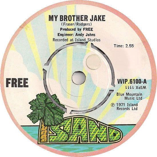 Free - My Brother Jake (7" SECONDHAND)