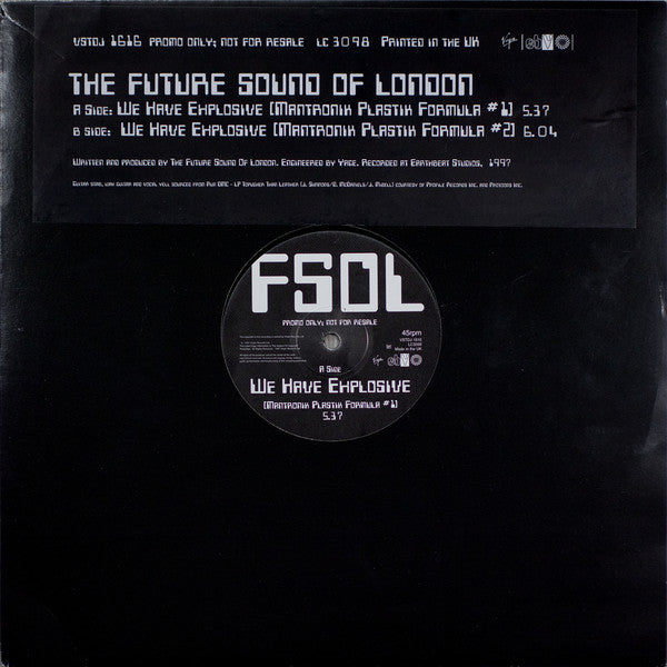 Future Sound of London - We Have Explosive (SECONDHAND)