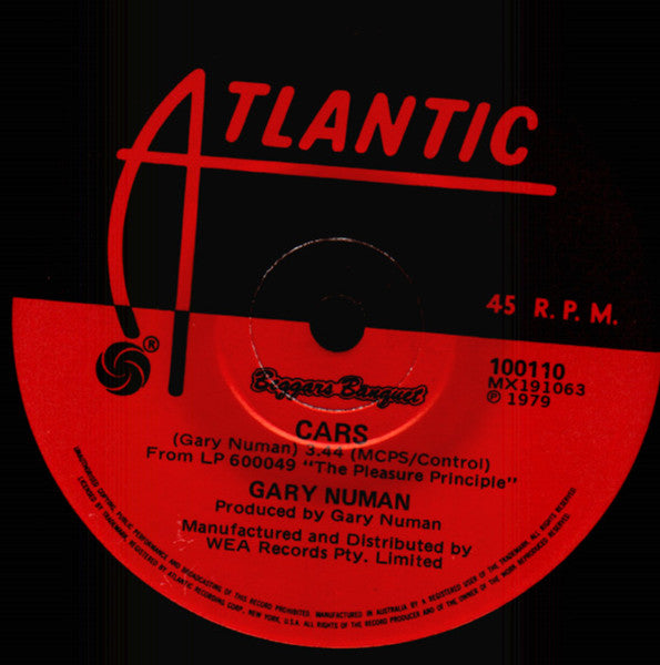 Gary Numan - Cars (7' SECONDHAND)