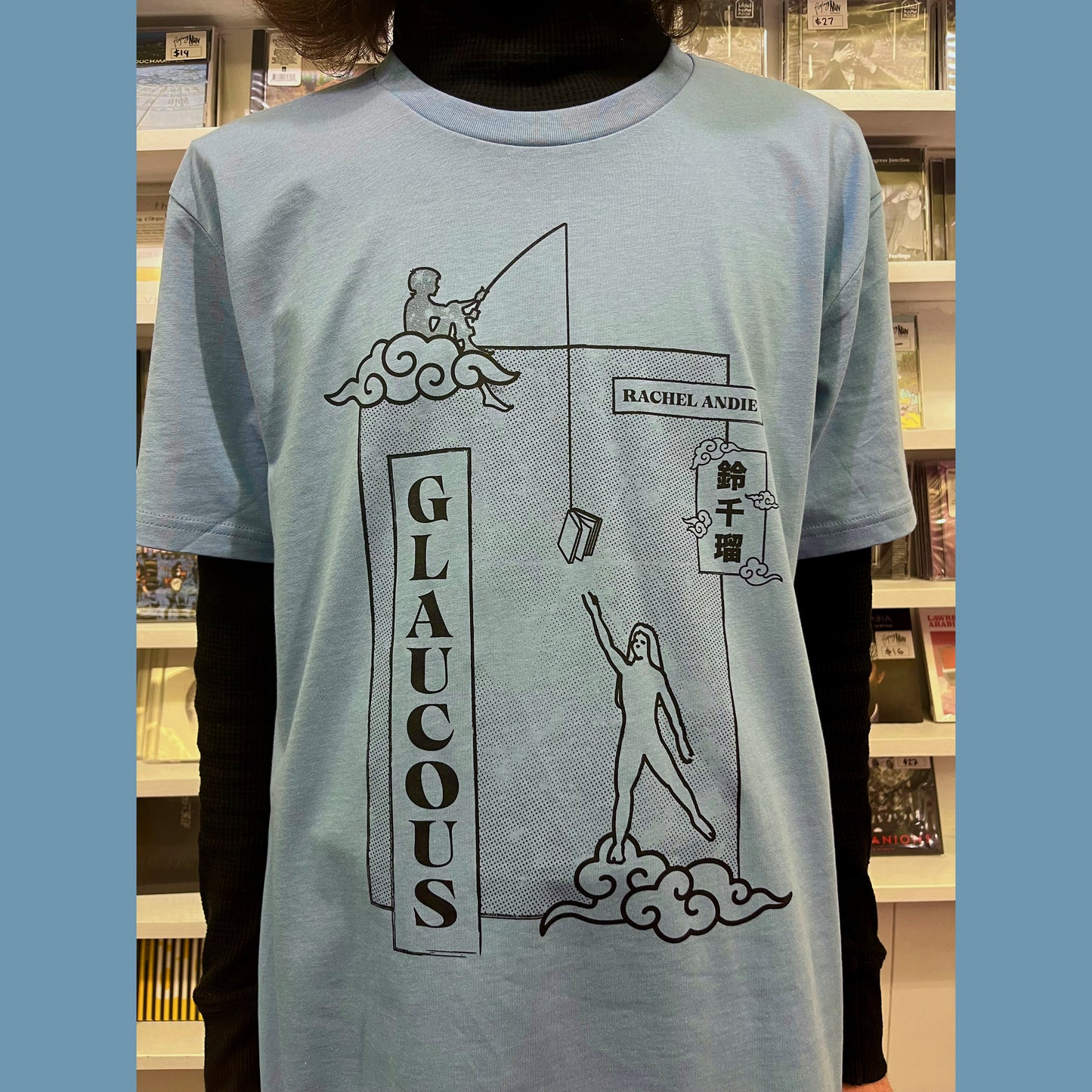 Rachel Andie - Glaucous Short Sleeve Tee | Buy the shirt now from Flying Nun Records
