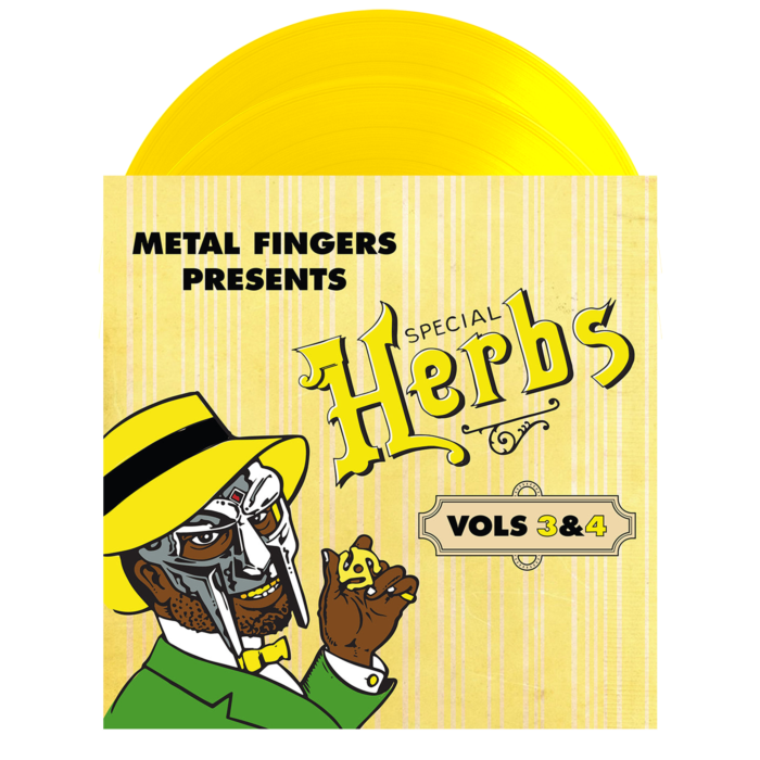 MF DOOM - Metal Fingers Presents: Special Herbs Vol. 3 & 4 | Yellow Vinyl