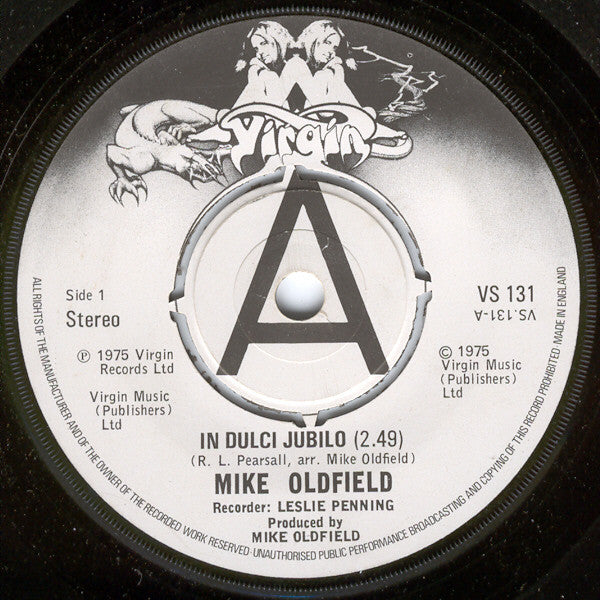 Mike Oldfield - In Dulci Jubilo (7" SECONDHAND)