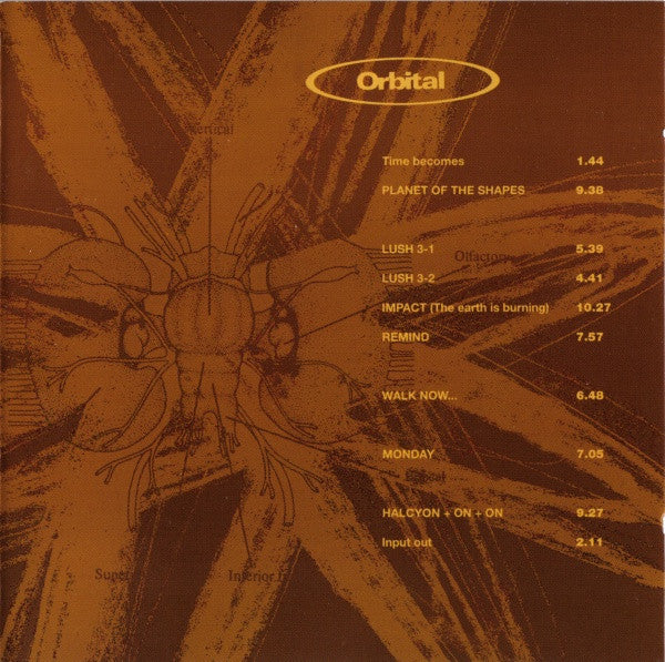 Orbital - Orbital (Brown Album) (SECONDHAND CD)