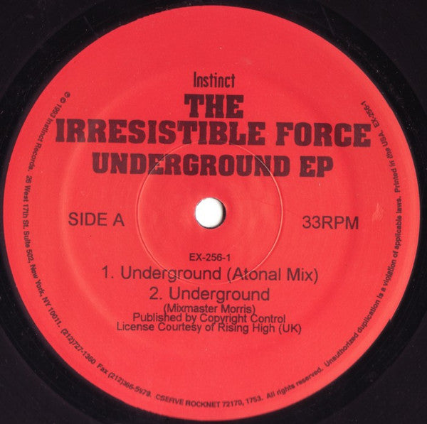 The Irresistible Force – Underground EP 12