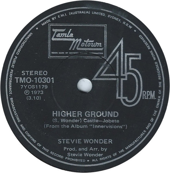 Stevie Wonder - Higher Ground (7