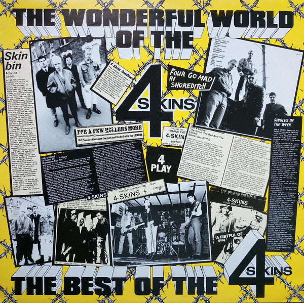 The 4 Skins – The Wonderful World Of The 4 Skins (The Best Of The 4 Skins) (SECONDHAND)