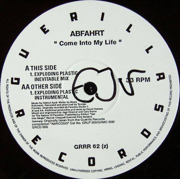 Abfahrt – Come Into My Life (David Holmes Remixes) 12
