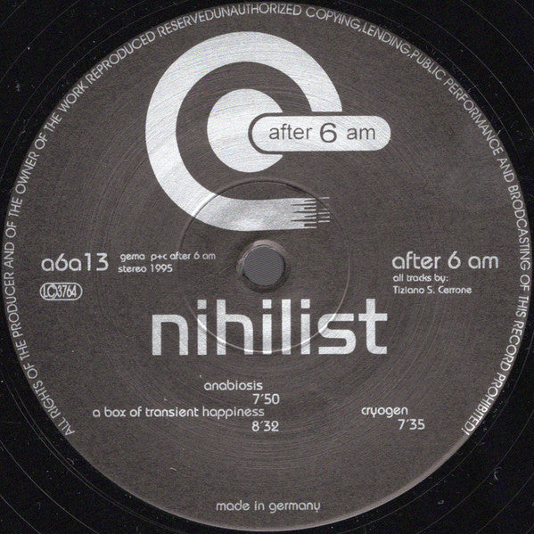 Nihilist – Anabiosis 2 x 12