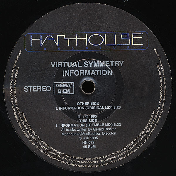 Virtual Symmetry – Information 12