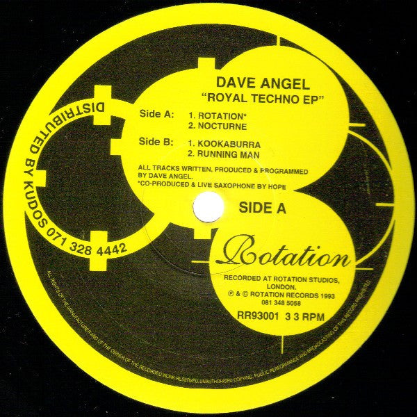 Dave Angel – Royal Techno EP 12