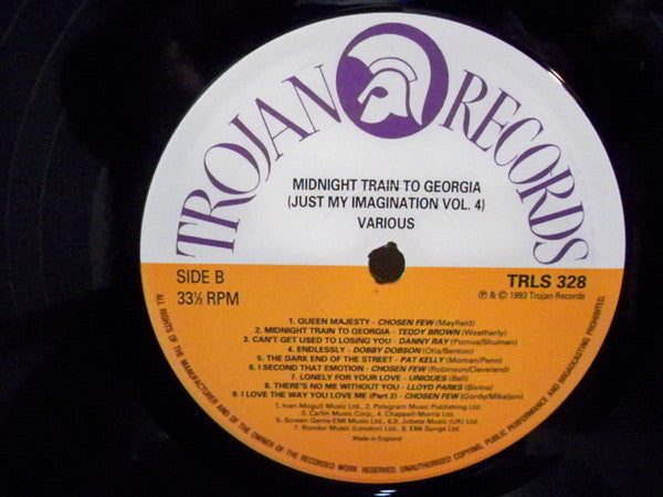 
                  
                    Various - Just My Imagination Volume 4: Midnight Train To Georgia (Trojan Records) (SECONDHAND)
                  
                