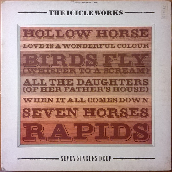 The Icicle Works - Seven Singles Deep (SECONDHAND)