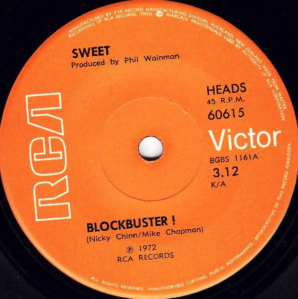Sweet - Blockbuster/Need a Lot of Lovin' (7