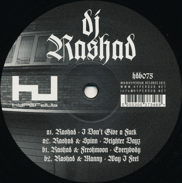 DJ Rashad – I Don't Give A Fuck (SECONDHAND)