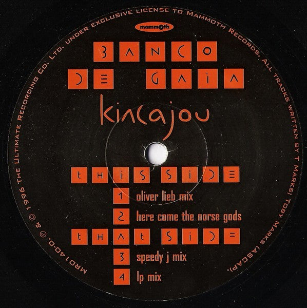 Banco De Gaia – Kincajou 12