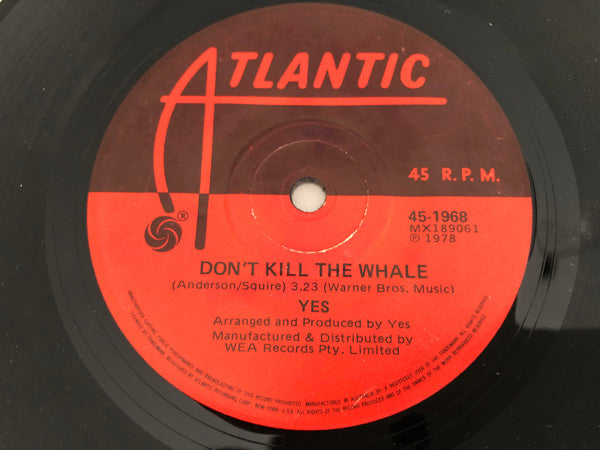 Yes - Don't Kill the Whale (7