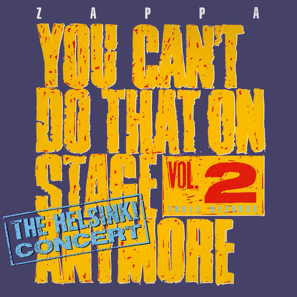 Frank Zappa – You Can't Do That On Stage Anymore Vol. 2 (The Helsinki Concert) (SECONDHAND)