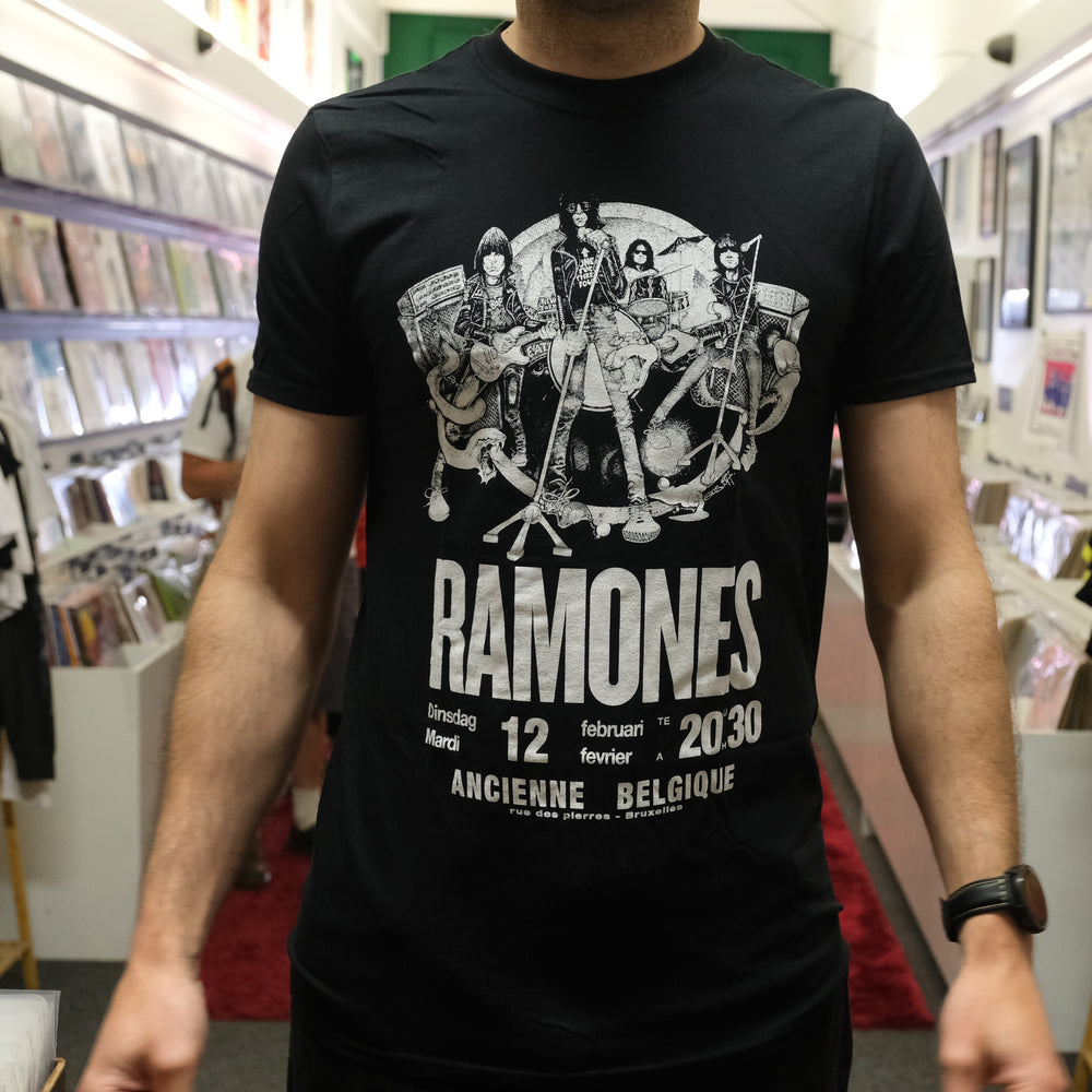 Ramones - Ancienne Belgique (Black) (T-Shirt)