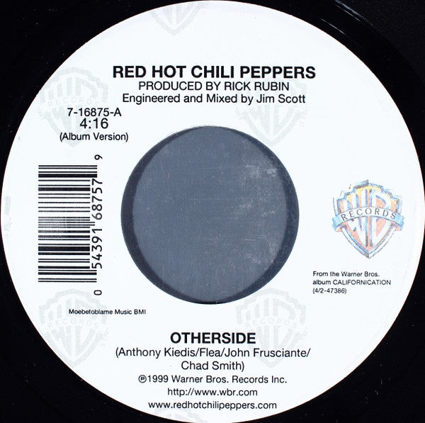 Red Hot Chili Peppers - Otherside (7' SECONDHAND)