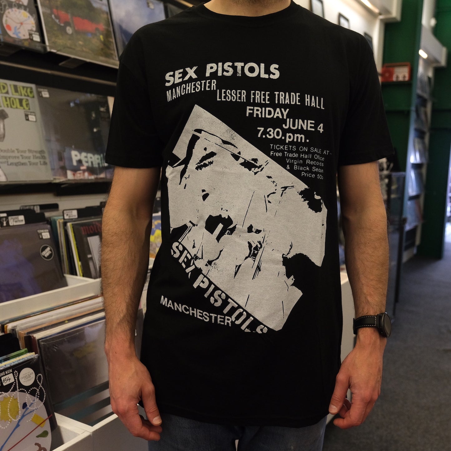 Sex Pistols - Manchester Lesser Free Trade Hall  (T-Shirt)