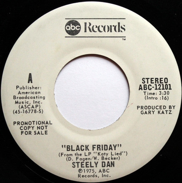 Steely Dan – Black Friday (7" SECONDHAND)