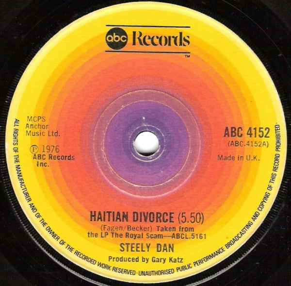 Steely Dan – Haitian Divorce (7" SECONDHAND)