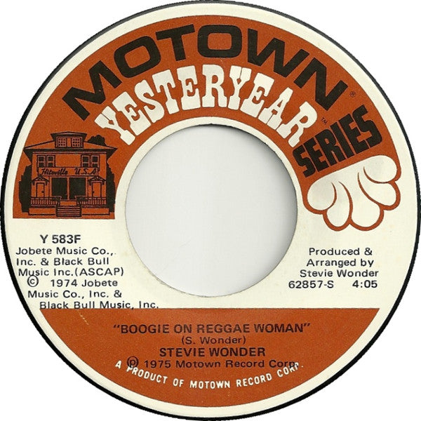 Stevie Wonder - Boogie on Reggae Woman (7" SECONDHAND)