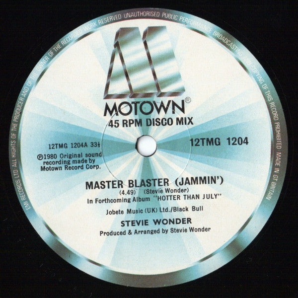Stevie Wonder - Master Blaster (7" SECONDHAND)