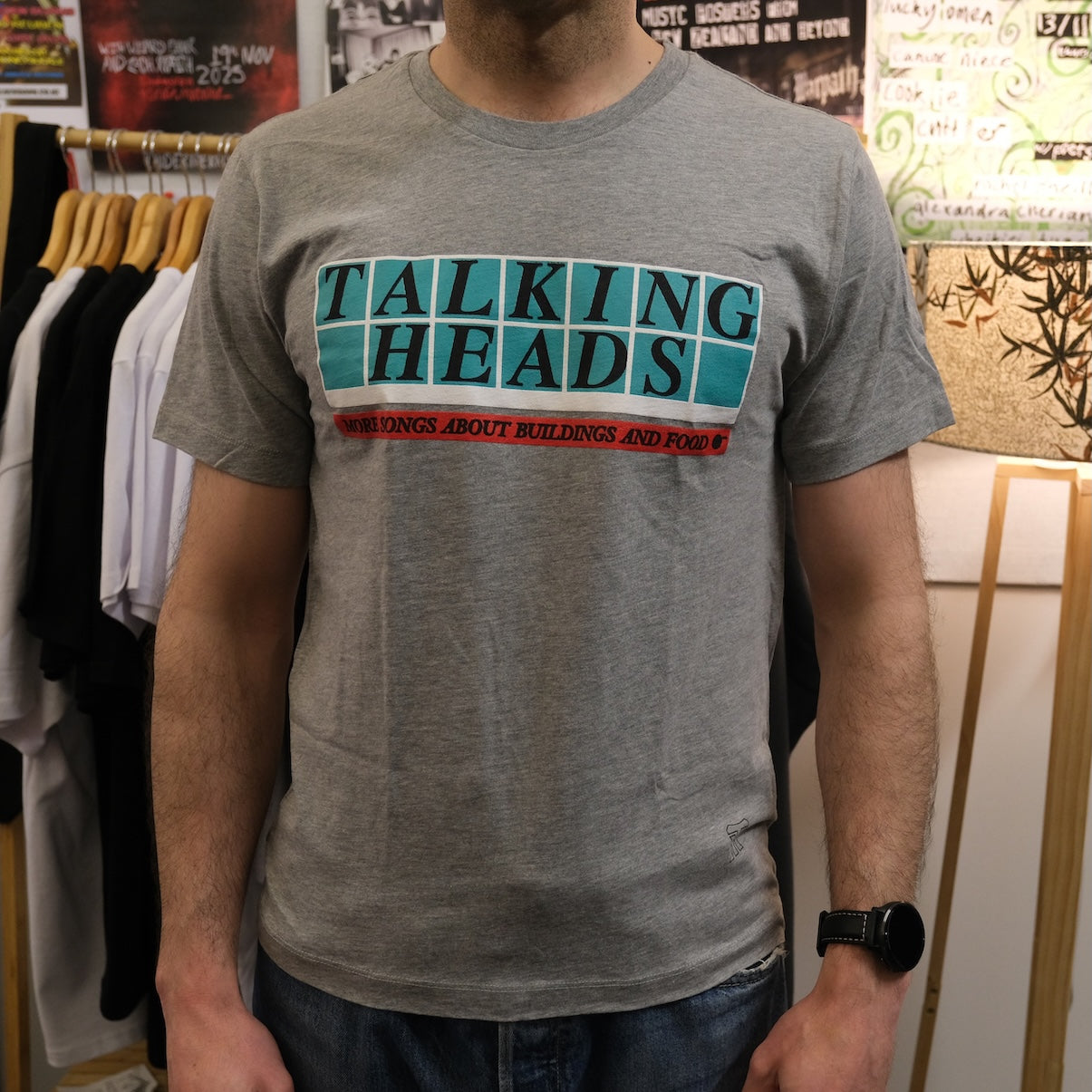 Talking Heads - More Songs Logo Vintage (T-shirt)